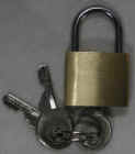 Optional locks with three keys