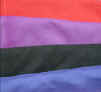 Our in stock cloth colors: Red, Royal Purple, Black, and Navy Blue.